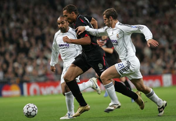 OL: John Carew contra el Real Madrid en 2006