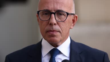 Éric Ciotti, président de LR, le 18 septembre 2023 à Matignon