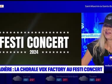 Top sorties du vendredi 7 juin - La Cadière : la chorale Vox Factory au Festi Concert 