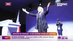 Motion de censure: le RN entend jouer les arbitres 
