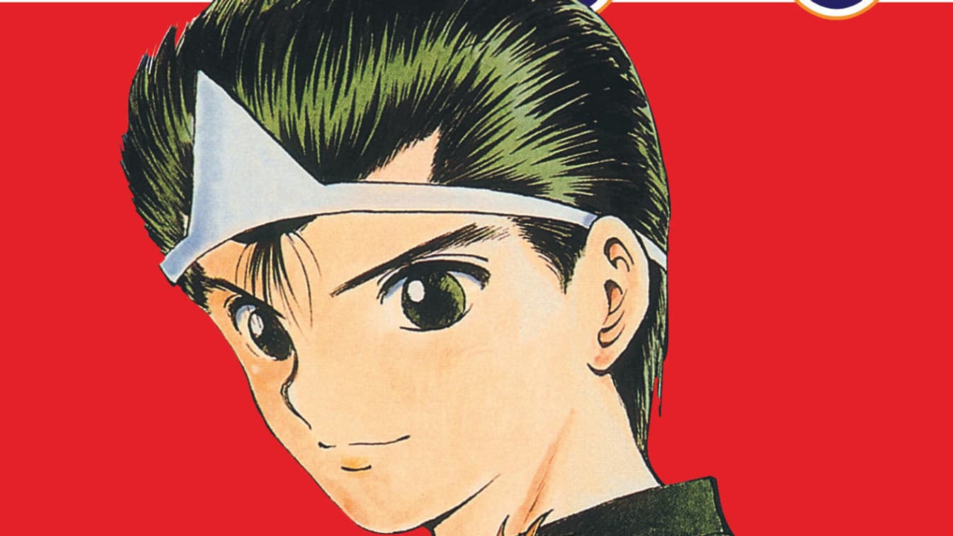 Couverture de la première édition de "YuYu Hakusho" de Togashi