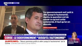 Jean-Christophe Angelini sur la Corse: "L’autonomie est souhaitée par l’immense majorité de nos compatriotes"