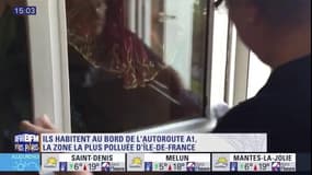 Au bord de l’A1, ils habitent dans la zone la plus polluée d’Ile-de-France
