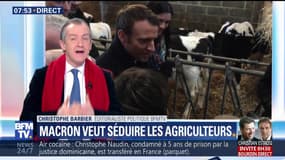 L’édito de Christophe Barbier: Emmanuel Macron veut séduire les agriculteurs