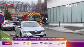 Les urgences de l'hôpital du Mans en grève aujourd'hui