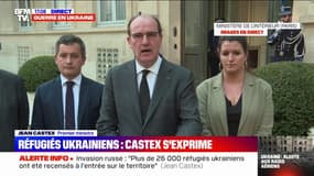 Jean Castex annonce "au moins 100.000 places d'hébergement" pour les réfugiés ukrainiens