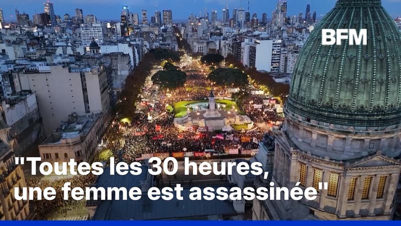 Des milliers de personnes manifestent contre les violences faites aux femmes après le meurtre d'une adolescente en Argentine
