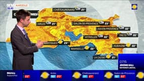Météo Bouches-du-Rhône: du soleil ce vendredi avant l'arrivée de quelques orages dans la soirée, 22°C à Marseille