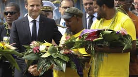 Emmanuel Macron le 5 mai 2018 à Ouvéa