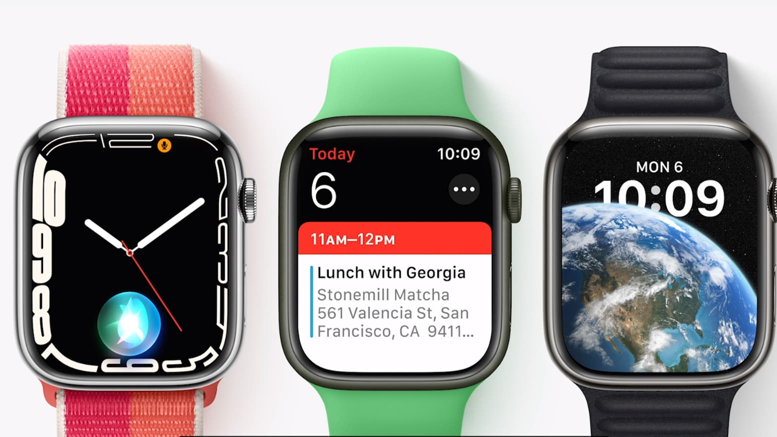 Nouvelle interface de l'Apple Watch Nouvelle interface de l'Apple Watch