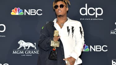 Juice WRLD aux Billboard Music Awards, le 1er mai 2019, après avoir remporté le trophée de meilleur nouvel artiste