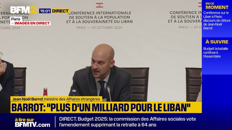 Conférence sur le Liban à Paris