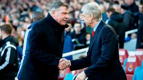 Sam Allardyce et Arsène Wenger