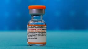 Un flacon du vaccin Pfizer destiné aux enfants de 5 à 11 ans à Hartford, dans le Connecticut, le 2 novembre 2021