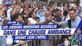Angleterre - Argentine : Les joueurs argentins accueillis dans une magnifique ambiance à leur hôtel 