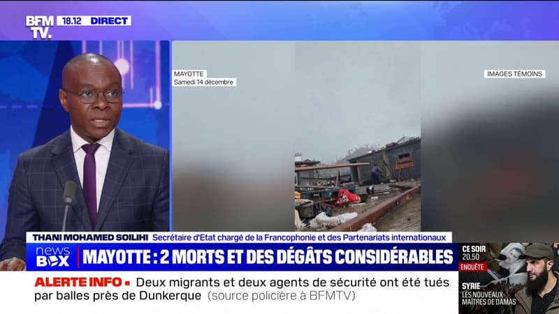 Thani Mohamed Soilihi (secrétaire d'État chargé de la Francophonie), sur le cyclone à Mayotte: 