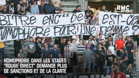 Homophobie dans les stades : "Rouge direct" demande plus de sanctions et de la clarté