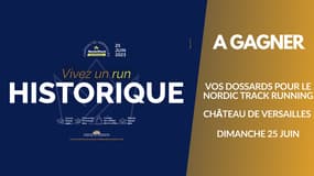 A gagner : vos dossards pour le Nordic track running au Château de Versailles