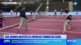 Calvados: 350 jeunes licenciés en club invités à l'Open de tennis de Caen