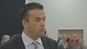 Laurent Lopez, le candidat du Front national, aux cantonales de Brignoles dans le Var.