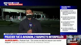 Policier tué à Avignon: 80 enquêteurs étaient mobilisés pour essayer de retrouver les deux suspects en fuite