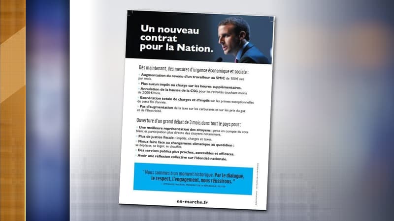 Le tract préparé par LaRem.