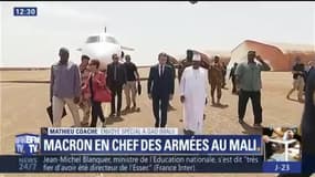 Emmanuel Macron est arrivé au Mali