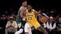 LeBron James face à Giannis Antetokounmpo