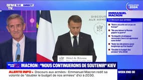 Emmanuel Macron, le discours aux armées - 13/07