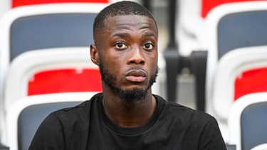Nicolas Pépé, le 25 août 2022 à Nice.