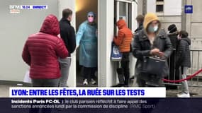 Lyon : entre les fêtes, la ruée sur les tests