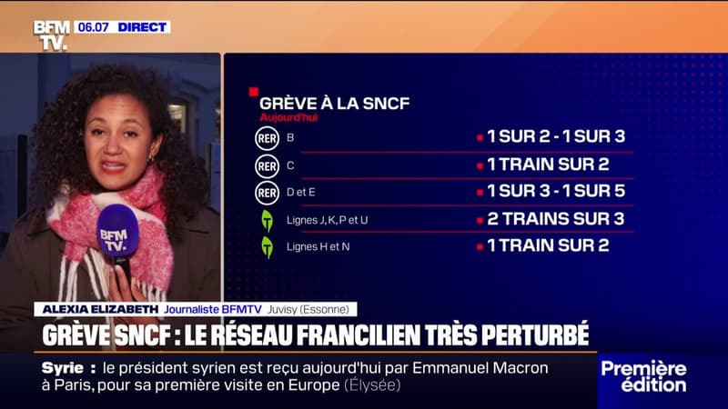 Grève SNCF: le réseau francilien très perturbé
