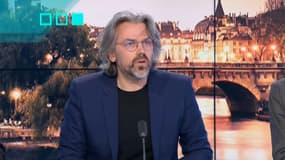 Le député LFI Aymeric Caron sur le plateau de BFMTV le vendredi 7 avril. 