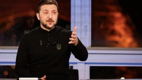Volodymyr Zelensky à Paris ce mercredi 26 mars.