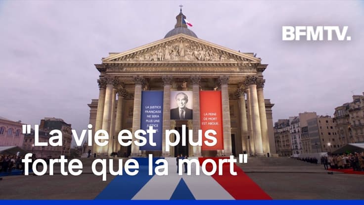 Robert Badinter: revivez en intégralité la panthéonisation de l'ex-garde des Sceaux 