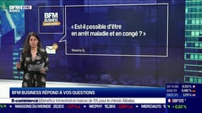 BFM Business avec vous: Est-il possible d'être en arrêt maladie et en congé ? - 04/08