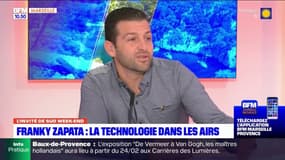 Franky Zapata, était l'invité de Sud week-end, pour nous présenter sa voiture volante