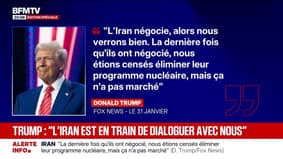 Dans une interview à Fox News, Donald Trump affirme que "l'Iran négocie"