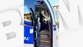 La communauté de brigades d'Annot s'est chargé du contrôle du conducteur de l'autocar à Entrevaux ce dimanche 23 février.