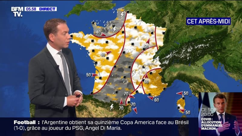 Des averses orageuses vont traverser la France ce lundi