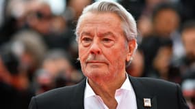 Alain Delon sur le tapis rouge du festival de Cannes, le 19 mai 2019
