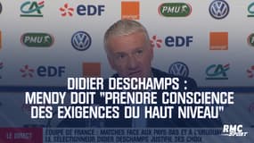 Équipe de France : Mendy doit "prendre conscience des exigences du haut niveau" répète Deschamps