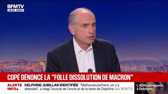 Emmanuel Macron "fait payer une addition impardonnable" aux Français, estime Jean-François Copé (LR) 