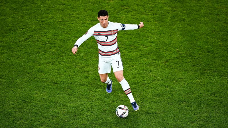 Cristiano Ronaldo lors du match entre l'Irlande et le Portugal, le 11 novembre