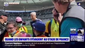 3500 enfants en structure médicale ont pu profiter d'une journée évasion au Stade de France