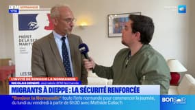 Migrants "pris en charge" près de Dieppe: le préfet de Seine-Maritime affirme que "notre objectif est d'identifier les passeurs"