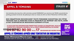 Appel à témoins après une tentative de meurtre