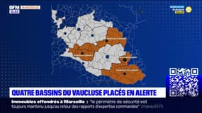 Quatre bassins du Vaucluse ont été placés en alerte 