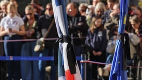 Drapeaux en berne à Arras