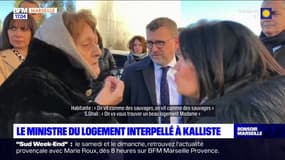 Marseille: le ministre du Logement interpellé par les habitants à Kalliste
